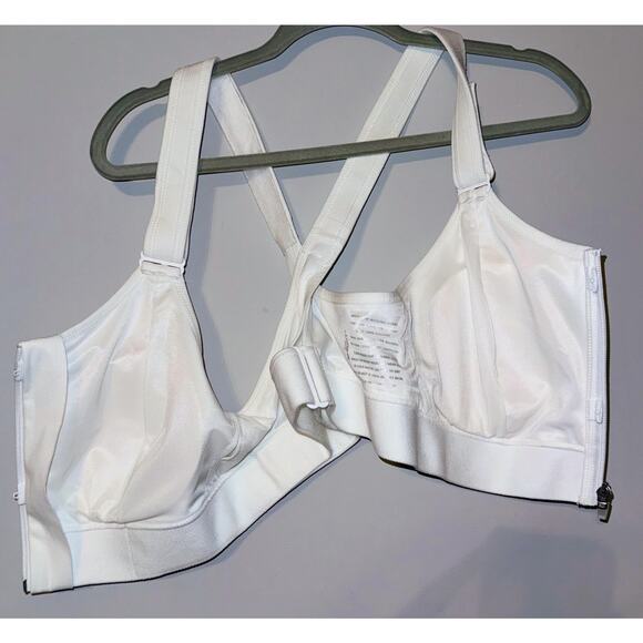SHEFIT Ultimate Sports Bra White 2 LUXE High Impact Adjustable w PADS - Picture 5 of 9